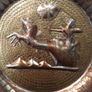 Plaque Egyptian charioteer metal Image 2