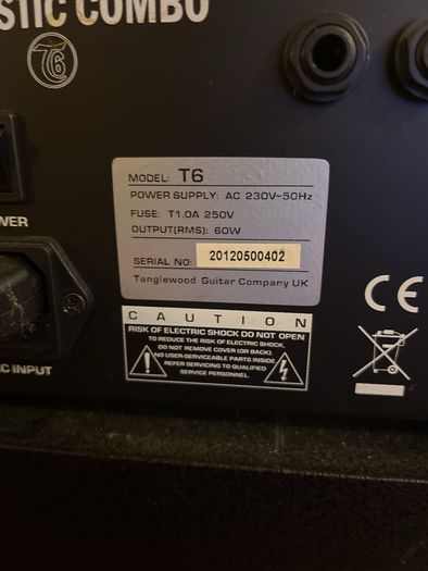 Tangle wood T6 acoustic guitar amp combo
