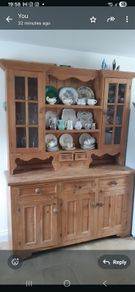 Old Irish pine dresser