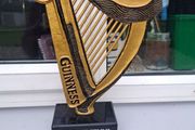 Guinness  harp cast iron sign