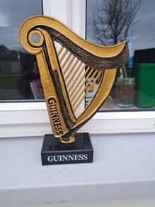 Guinness  harp cast iron sign
