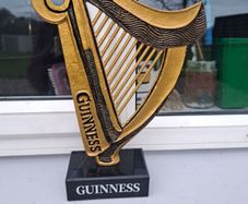 Guinness  harp cast iron sign