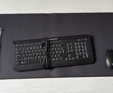 Alienware Keyboard, Wireless Mouse, XL Desk Mat & Dell Lock