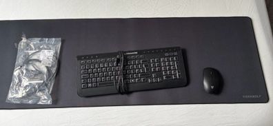 Alienware Keyboard, Wireless Mouse, XL Desk Mat & Dell Lock