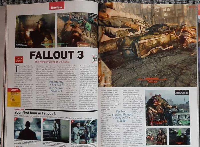 PC Gamer Magazine Issue 194 (Dec 2008) - Fallout 3 Cover Review / PC Gaming Retro