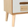 Sideboard with 6 Drawers 60x30x75 cm Solid Pinewood Image 8