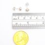 Sterling Silver Love Knot Signed Stud Earrings Image 7