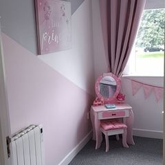 baby pink black out curtains unicorn basket and canvas