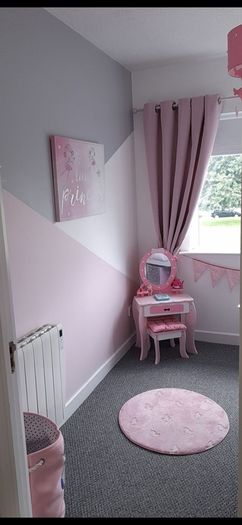 baby pink black out curtains unicorn basket and canvas