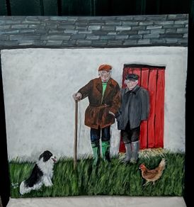 Original Painting   Country Cousins