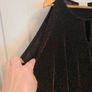 Ladies cold shoulder tunic dress in gold Image 3