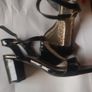 Black Sandals Size 4 Image 3