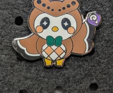 Celeste animal crossing enamel pin