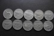 10 Irish 6 pence coins (1940-1968)