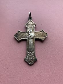 Rare Antique St. Anthony de Padua Crucifix