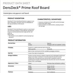 2500 m2 DensdeckFire Proof 12.7 mm  Roof  / Other