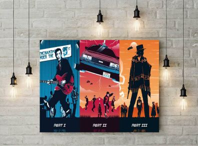 Back to future movie printed picture on pvc foamex board