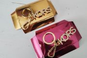 Michael Kors Gold Tone Logo Keychain