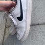 Nike white and black air forces Image 4