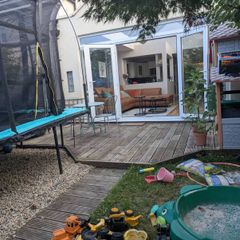 Timber Decking used