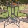 Garden glass top table Image 3