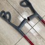 Crutches available , that are adjustable . Stylish set bought in the Sports Surgery Clinic Image 3