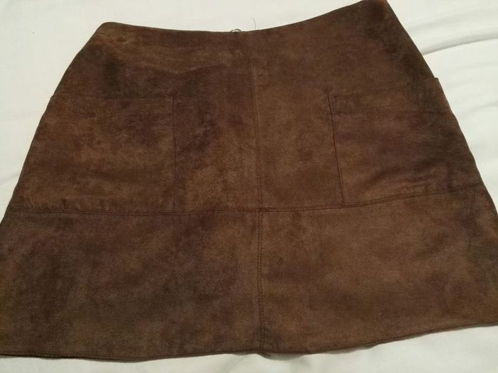 Fake Suede Skirt