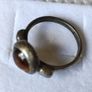 Vintage sterling silver tiger eye ring Image 3