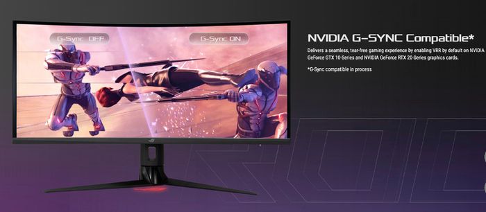 ASUS Curved Gaming Monitor Ultra Wide QHD VA LED 180Hz FreeSync Premium Pro for Immersive Gameplay