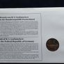 USSR Gorbachev in Germany first day coin stamps cover 1989 Image 7