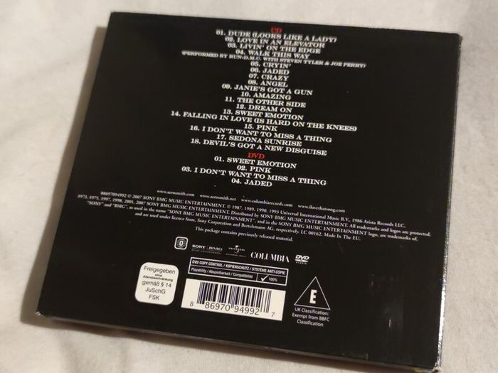 The Very Best Of Aerosmith Cd & Dvd Boxset