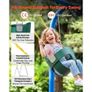 Toddler Swing 136 kg High Back Full Bucket Baby Swing Seat Green, for Outdoor & Indoor Backyard Playground, Heavy-Duty Coated Chains and Carabiners, Fully Assembled Seat for Toddlers Age 3+ Image 5