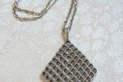 Rare Vintage Jack Spencer Silver Pendant Necklace, Certified Limited Edition, Sheffield 1974
