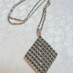 Rare Vintage Jack Spencer Silver Pendant Necklace, Certified Limited Edition, Sheffield 1974