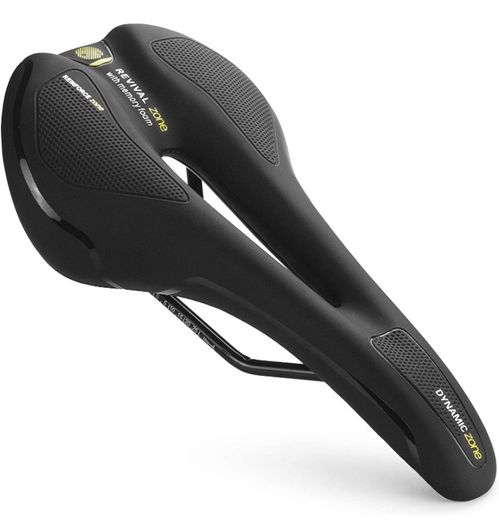 LINGMAI Most Comfortable Bike Seat for Men - Mens Padded Bicycle Saddle with Soft Cushion - Improves Comfort for Mountain Bike