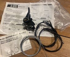 New Old Stock NOS 1989 Shimano Tourney SL-SY20 Stem Mount 6 Speed Or Friction Shifters