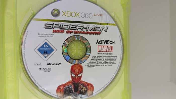 Spiderman Web of Shadows Xbox 360