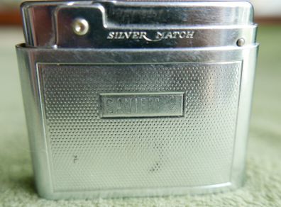 Vintage Silver Match Saviem Brand Lighter