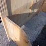 Antique  French Pine Sleigh Bed Image 3