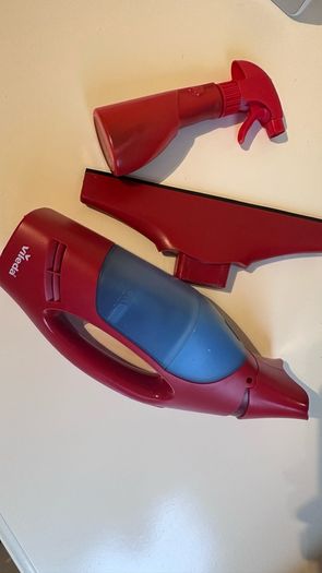 Vileda Windomatic Window Vacuum Cleaner + Spray Red