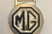 Vintage MG Logo Keyring Fob