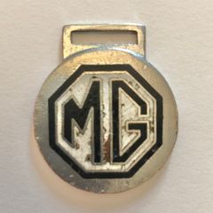 Vintage MG Logo Keyring Fob