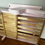 Girl Extendable Bed. light Pink and Mattress. IKEA BUSUNGE Image 3