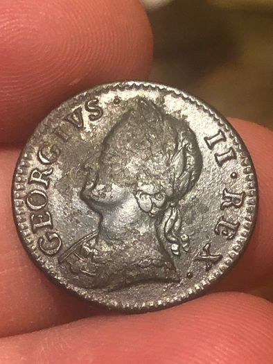 1754 Farthing George II