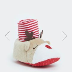 Baby reindeer slippers bnwt