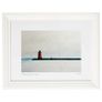 Grey Day, Poolbeg Lighthouse, Large Framed Print by artist Helen Mathews Image 2