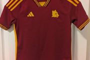 Adidas AS Roma 2023/24 kids football jersey shirt 11/12 years