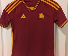 Adidas AS Roma 2023/24 kids football jersey shirt 11/12 years