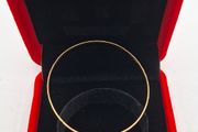 18 ct yellow gold bangle
