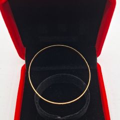 18 ct yellow gold bangle